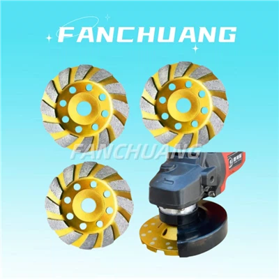 Heavy Duty Turbo Ranje Diamond Cup Manje Rou 4Inch